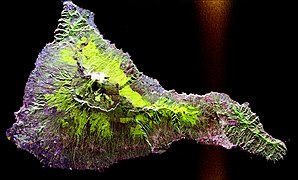 Space radar image of Teide, Tenerife