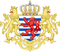 Middle coat of arms of the grand-duchy of Luxembourg