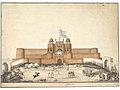 The Red fort, Agra, c. 1820.