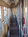 Inside a typical passenger train in Hungary (2007)