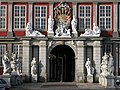 Portal des Wolfenbüttler Schlosses Entrance portal to the castle