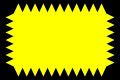 Perhaps this flag can be used to create the coat of arms, just make the black -> blue and the yellow -> black.