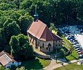 * Nomination Pilgrimage chapel in Hallerndorf, aerial view --Ermell 10:37, 20 June 2023 (UTC) * Promotion  Support Good quality. --Grunpfnul 13:05, 25 June 2023 (UTC)