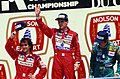 1988 Canadian GP; with Ayrton Senna