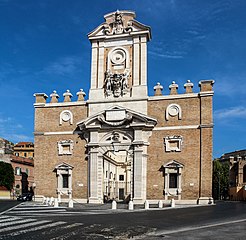 Porta Pia (Michelangelo), facciata interna.