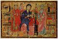 Deutsch: Altartafel, Szene: Thronende Madonna lactans mit Hl. Petrus und Hl. Leonhard, End of 13th century