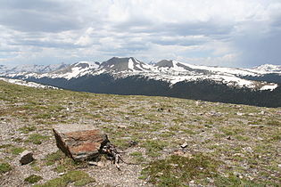 A view of a tundra landscape