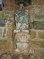 L'église paroissiale Saint-Loup : Vierge à l'Enfant du porche