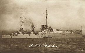 German cruiser SMS Blücher