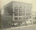 His Collins Block, across Second Avenue from the Hotel Seattle remains as of 2007…