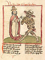 Silvester II. and the Devil Cod. Pal. germ. 137 f216v.jpg