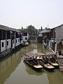 朱家角的水上風光 Zhujiajiao town