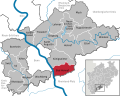 Location in the Rhein-Sieg district