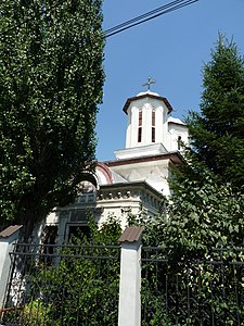 Română: Biserica „Flămânda”, „Sf. Haralambie” său „Adormirea Maicii Domnului”, Str. Olimpului nr. 17, monument istoric B-II-m-A-19306