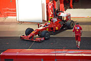 Testing at Barcelona, March