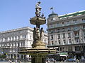 Opera fountain, Karajanplatz