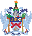 Coat of Arms of St Kitts and Nevis (variant)