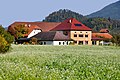 English: Farm buildings and residential building Deutsch: Wirtschaftsgebäude und Wohnhaus