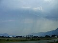 Nimbostratus with great virga