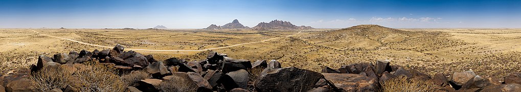 View from Spitzkoppe, Namibia