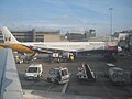 Airbus A321 G-OZBS At Manchester Airport Gate 22