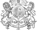 The Royal coat of arms of the United Kingdom (1837 – 1952) in the Extraordinary Government Gazette of Western Australia, 1890.