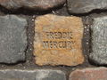 English: Paving stone in memory of Freddie Mercury Deutsch: Pflasterstein in Gedenken an Freddie Mercury