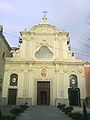 The facade of the cathedral