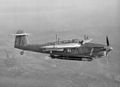 Fairey Barracuda Mk II with torpedo in flight