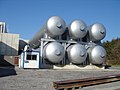 Helium tanks