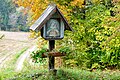 English: Wayside cross Deutsch: Wegkreuz an Weggabelung