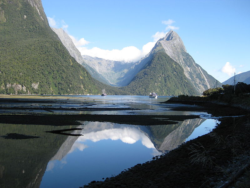 File:Mitre Peak, Milford Sound, South Island, New Zealand (6924537510).jpg