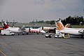 Jazz Dash 8s at Calgary International