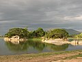 View of a lake at Yudanganawa in Buttala, Sri Lanka.