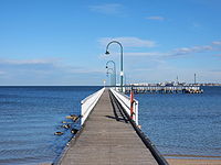 Lagoon Pier in Port Melbourne