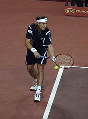 David Ferrer en el Master Nacional de Tenis 2007