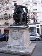 Statue in Paris, 145 Boulevard Saint-Germain, 6th arrondissement of Paris