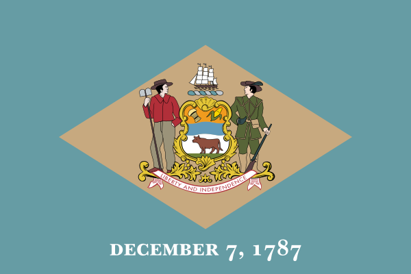 File:Flag of Delaware.svg