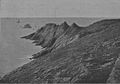 La Pointe du Raz en 1899 (photographie de Marcel Monmarché).