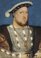 Henry VIII of England circa 1537 date QS:P,+1537-00-00T00:00:00Z/9,P1480,Q5727902