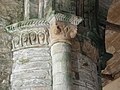 La chapelle Notre-Dame de Kernitron : chapiteau roman de l'angle sud-ouest de la croisée du transept 1.