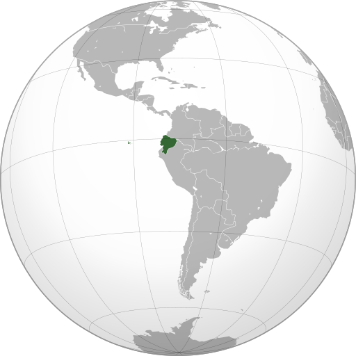 File:Ecuador (orthographic projection).svg