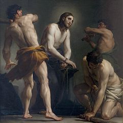 La flagelación de Cristo, de Anton Raphael Mengs. 1769.
