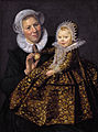 "Catharina Hooft with her Nurse", Frans Hals