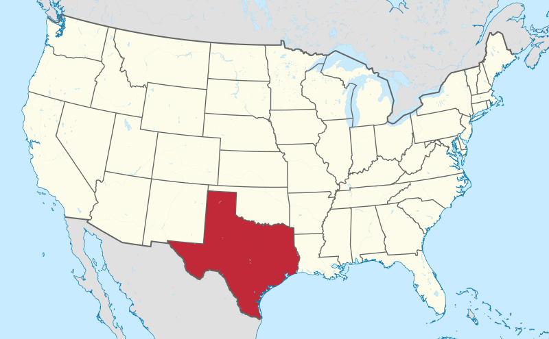 File:Texas in United States (US48).svg