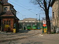 Hala główna zajezdni przy ul. Gajowej (Tram depot, Gajowa Str.)