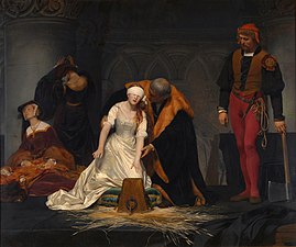 The Execution of Lady Jane Grey label QS:Len,"The Execution of Lady Jane Grey" label QS:Lpl,"Egzekucja Jane Grey" 1833