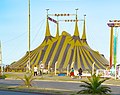 * Nomination: Circus Rodas in Mar del Plata, Argentina --Ezarate 22:18, 20 January 2020 (UTC) * Review Isn't it tilted? The structure on the right is leaning right. Also, a bit of a dehaze and coordinates would be good --Podzemnik 01:14, 22 January 2020 (UTC)  Done but a circus isn't in the same place always, they are moving between cities during the year so geocoding could be unuseful Ezarate 12:50, 22 January 2020 (UTC)