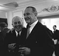 Australian Prime minister Harold Holt and Lyndon Johnson