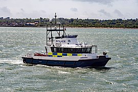 Commander, Hampshire Constabulary catamaran in Southampton Water